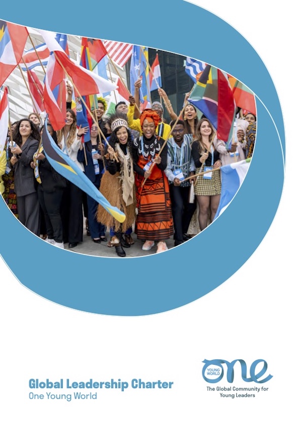The cover page for the One Young World Global Leadership Charter eBook