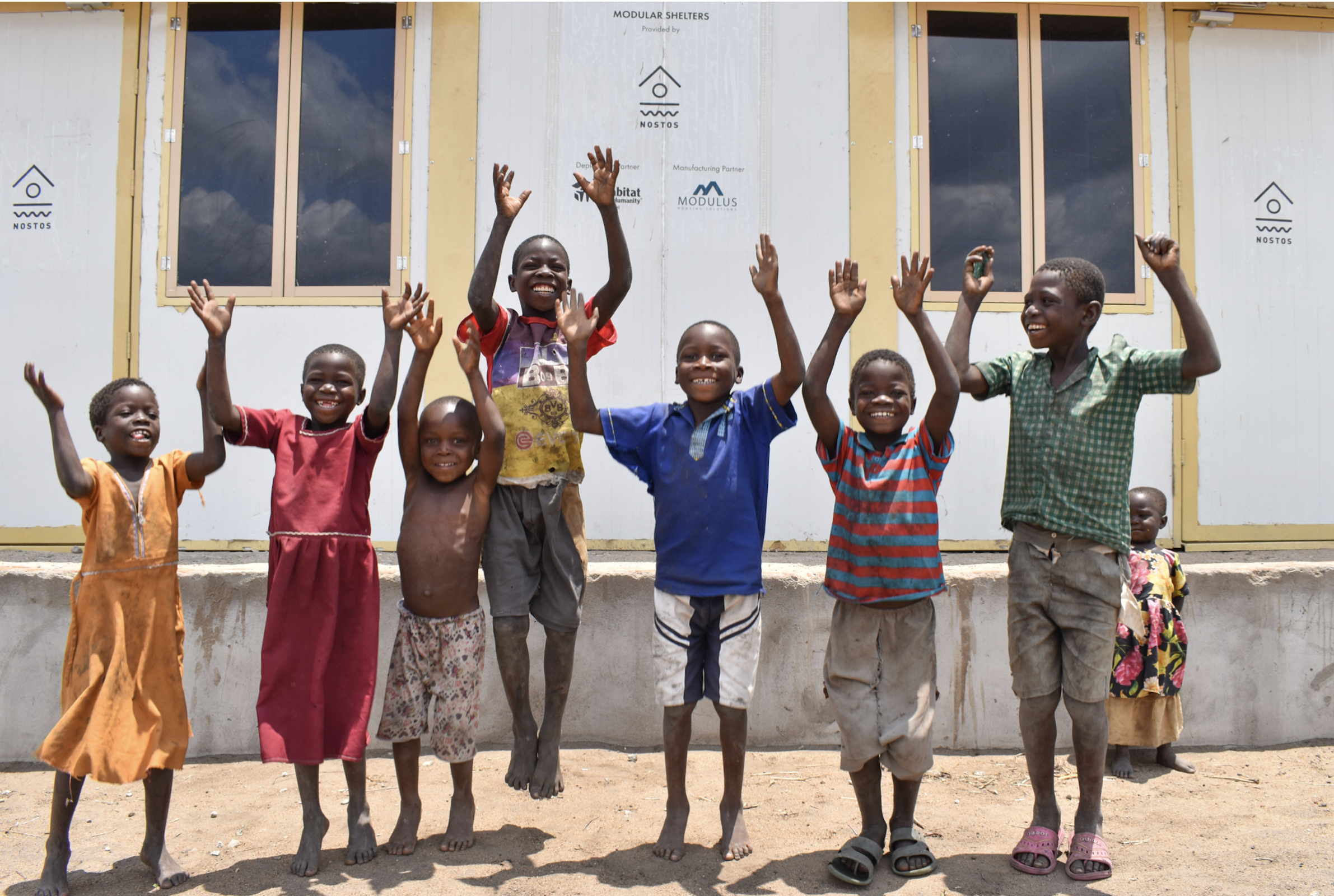 Seeing homes built in less than a day was like magic for the children in Phalombe.